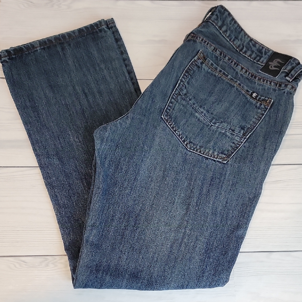 Ezekiel Indigo Bootcut Jeans for Men